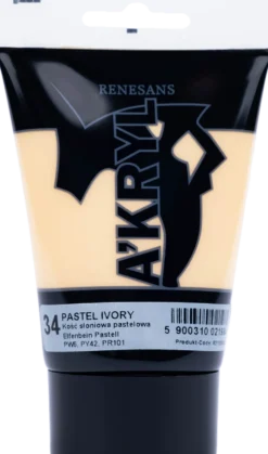 Farba akrylowa A'kryl - Renesans - avorio pastelowy, 100 ml