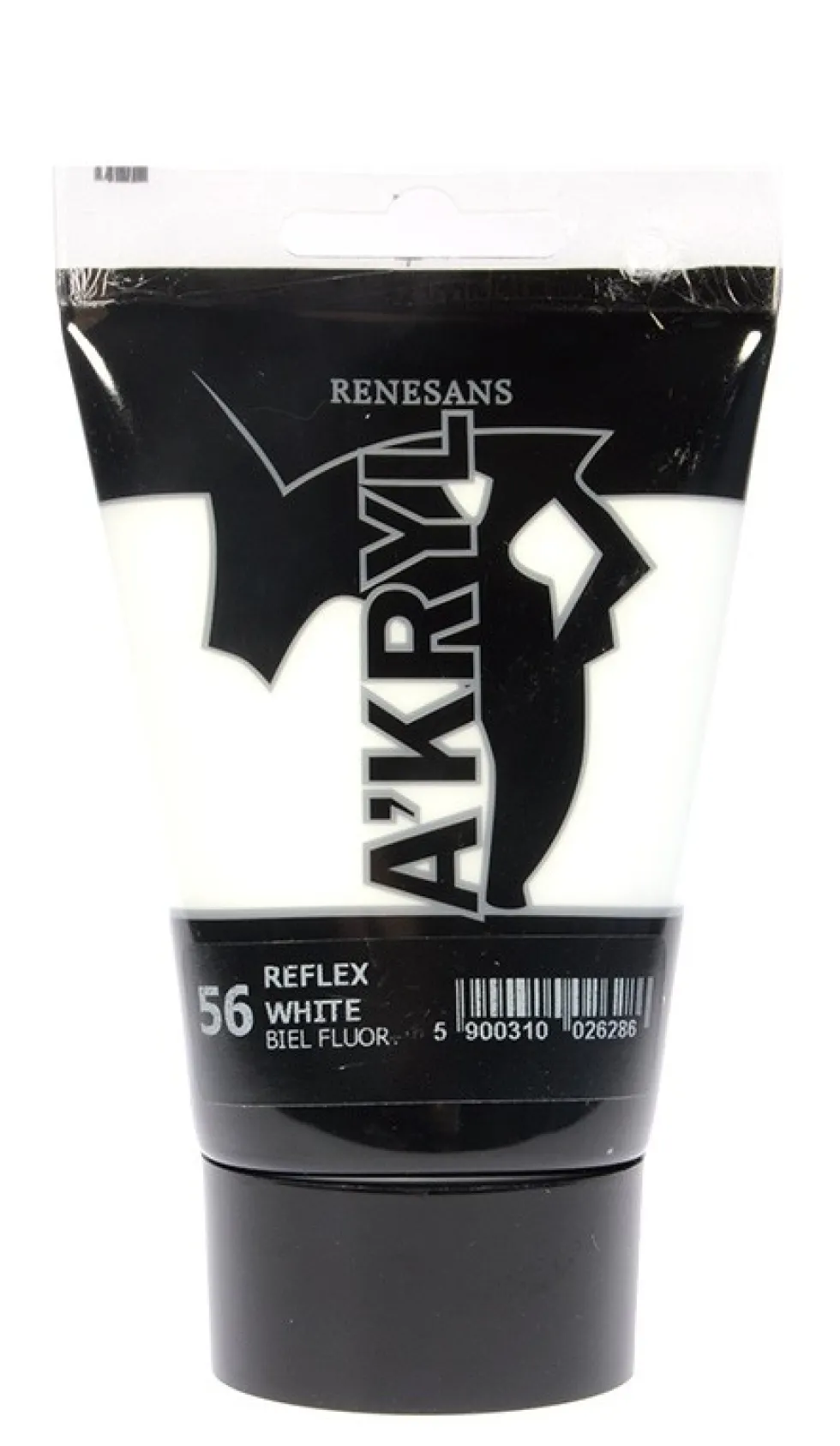 Farba akrylowa A'kryl - Renesans - biel fluorescencyjna, 100 ml