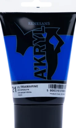Farba akrylowa A'kryl - Renesans - błękit ultramaryna, 100 ml
