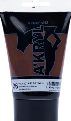 Farba akrylowa A'kryl - Renesans - brunat van dyck, 100 ml