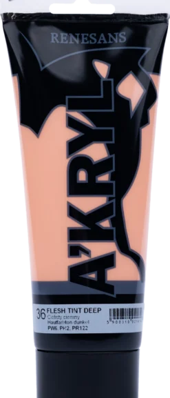 Farba akrylowa A'kryl - Renesans - cielisty ciemny, 200 ml