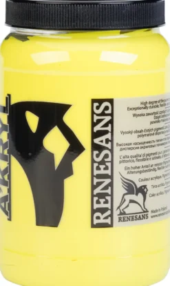 Farba akrylowa A'kryl - Renesans - 04, żółć cytrynowa, 500 ml