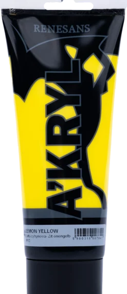 Farba akrylowa A'kryl - Renesans - żółć cytrynowa, 200 ml