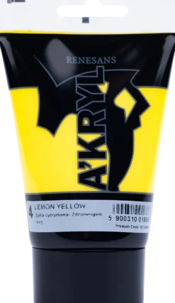 Farba akrylowa A'kryl - Renesans - żółć cytrynowa, 100 ml