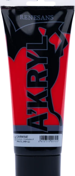 Farba akrylowa A'kryl - Renesans - karmin, 200 ml