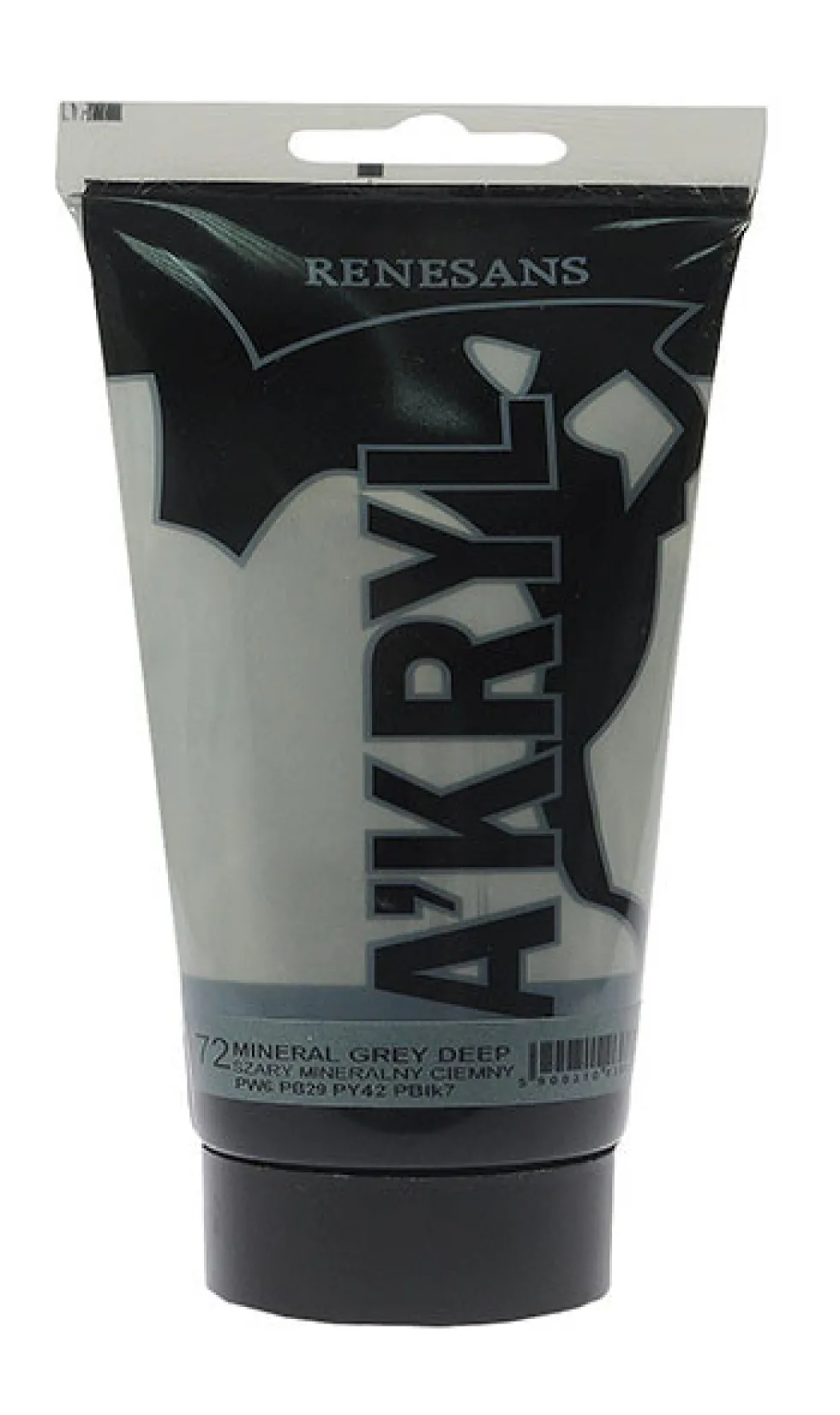 Farba akrylowa A'kryl - Renesans - 72, mineral grey deep, 100 ml
