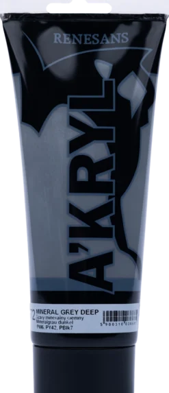Farba akrylowa A'kryl - Renesans - 72, mineral grey deep, 200 ml