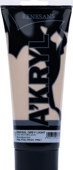 Farba akrylowa A'kryl - Renesans - 71, mineral grey light, 200 ml