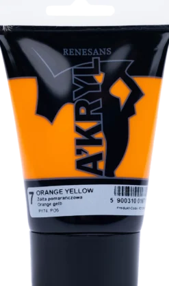 Farba akrylowa A'kryl - Renesans - żółć pomarańczowa, 100 ml
