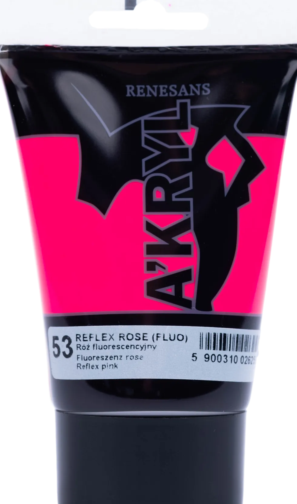 Farba akrylowa A'kryl - Renesans - różowy fluorescencyjny, 100 ml