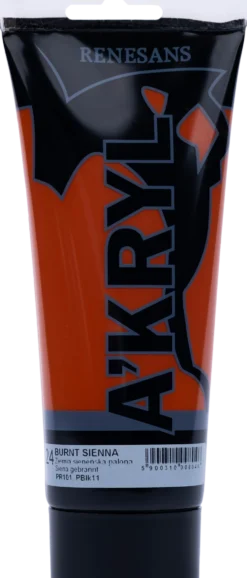 Farba akrylowa A'kryl - Renesans - siena palona, 200 ml