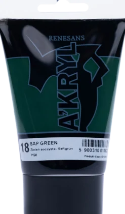 Farba akrylowa A'kryl - Renesans - soczysta zieleń, 100 ml