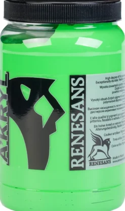 Farba akrylowa A'kryl - Renesans - 14, zieleń błyszcząca, 500 ml