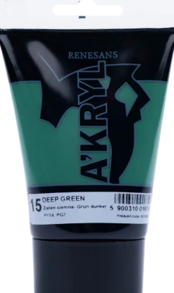 Farba akrylowa A'kryl - Renesans - zieleń ciemna, 100 ml