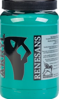 Farba akrylowa A'kryl - Renesans - 16, zieleń ftalo, 500 ml