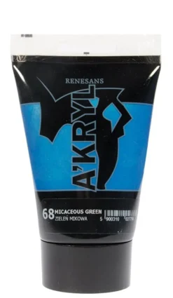 Farba akrylowa A'kryl - Renesans - zieleń mikowa, 100 ml