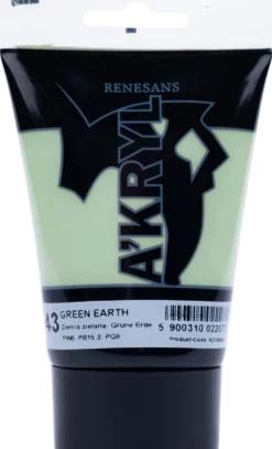 Farba akrylowa A'kryl - Renesans - ziemia zielona, 100 ml