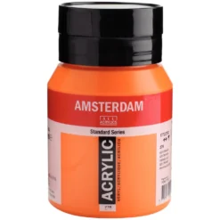 Farba akrylowa - Amsterdam - 276, Azo Orange, 500 ml
