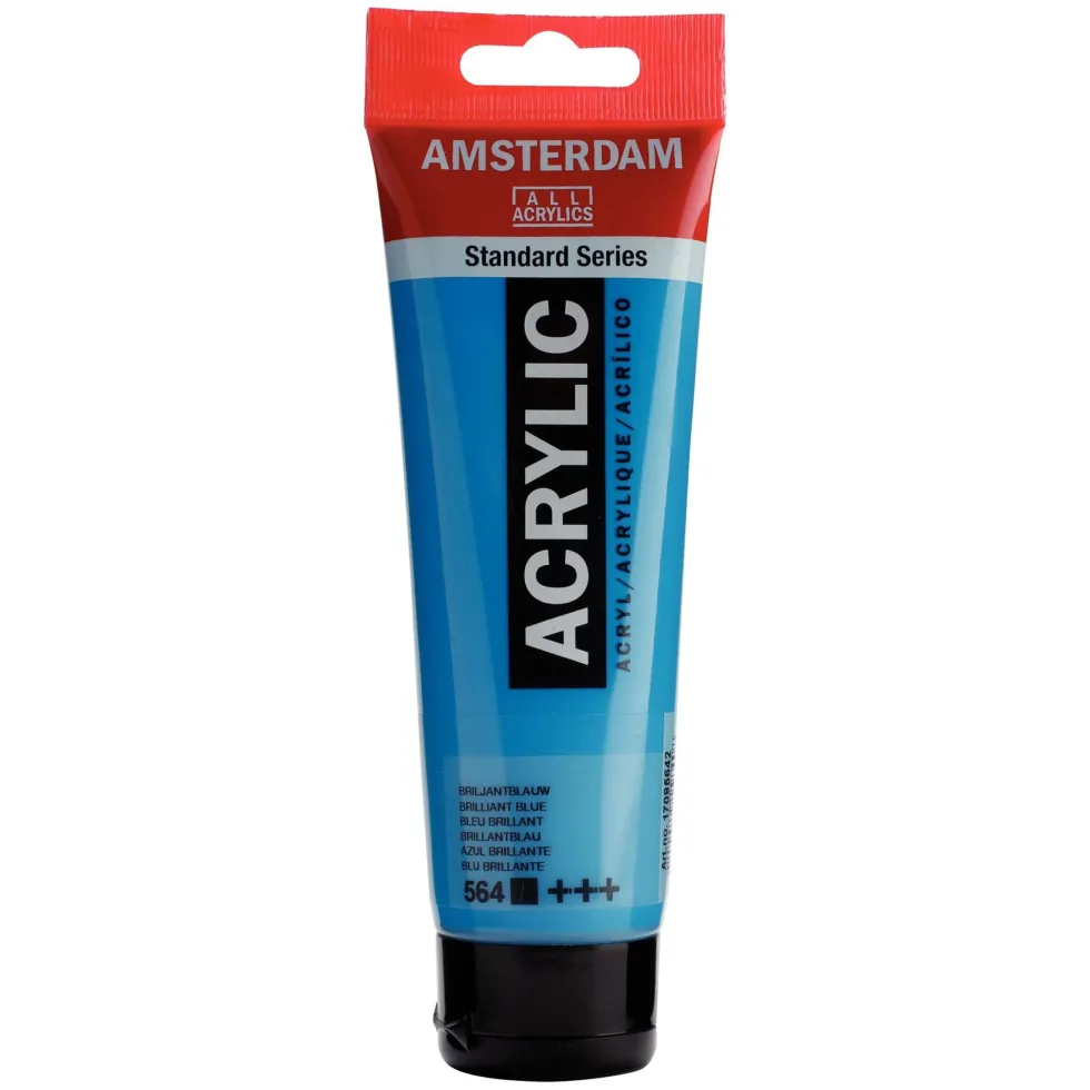 Farba akrylowa - Amsterdam - Brilliant Blue, 120 ml
