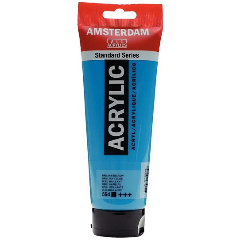 Farba akrylowa - Amsterdam - 564, Brilliant Blue, 250 ml
