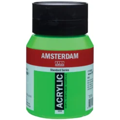 Farba akrylowa - Amsterdam - 605, Brilliant Green, 500 ml