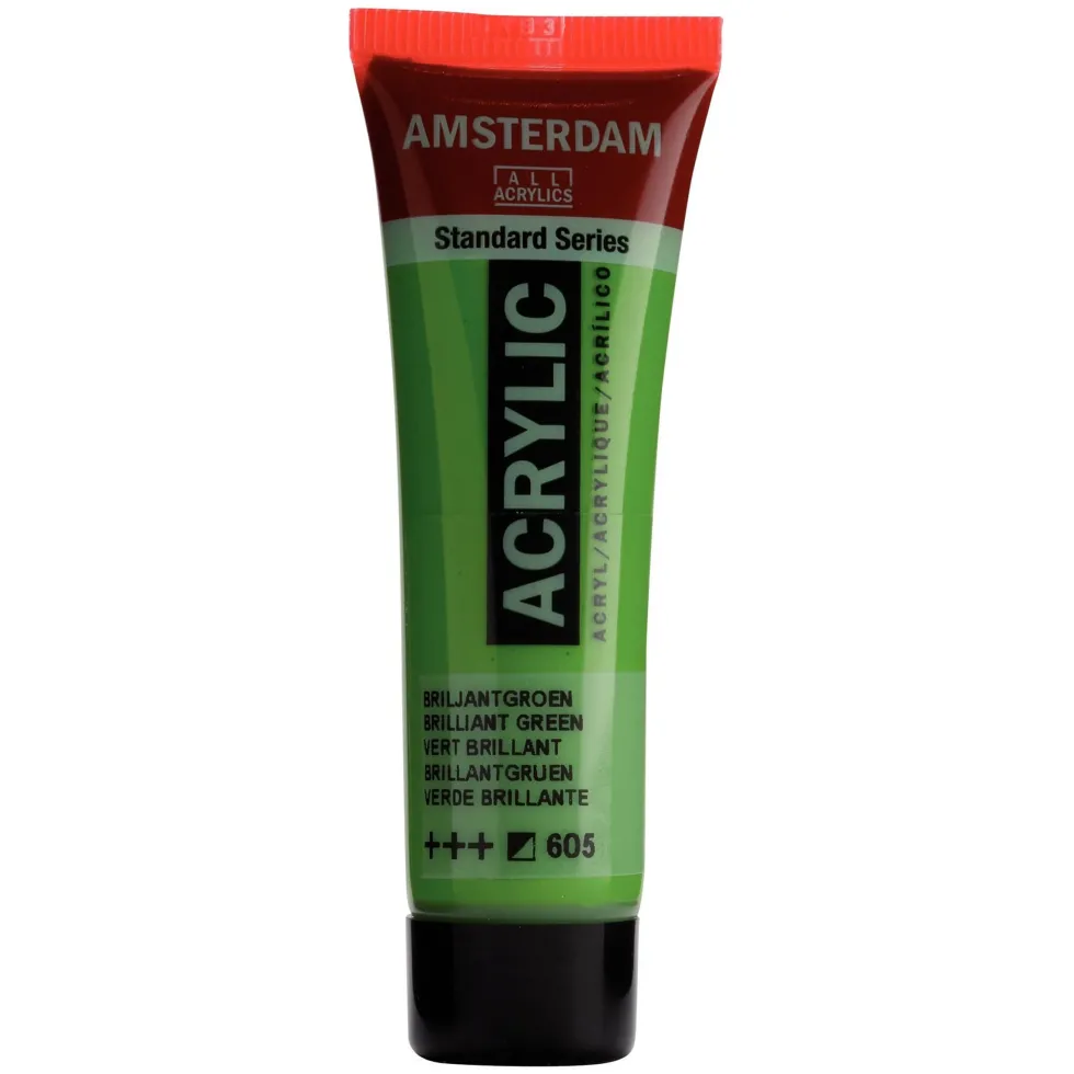 Farba akrylowa - Amsterdam - Brilliant Green, 20 ml
