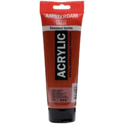 Farba akrylowa - Amsterdam - 411, Burnt Sienna, 250 ml