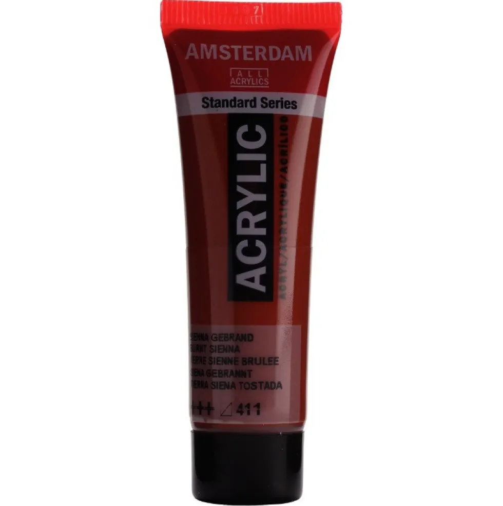 Farba akrylowa - Amsterdam - Burnt Sienna, 20 ml
