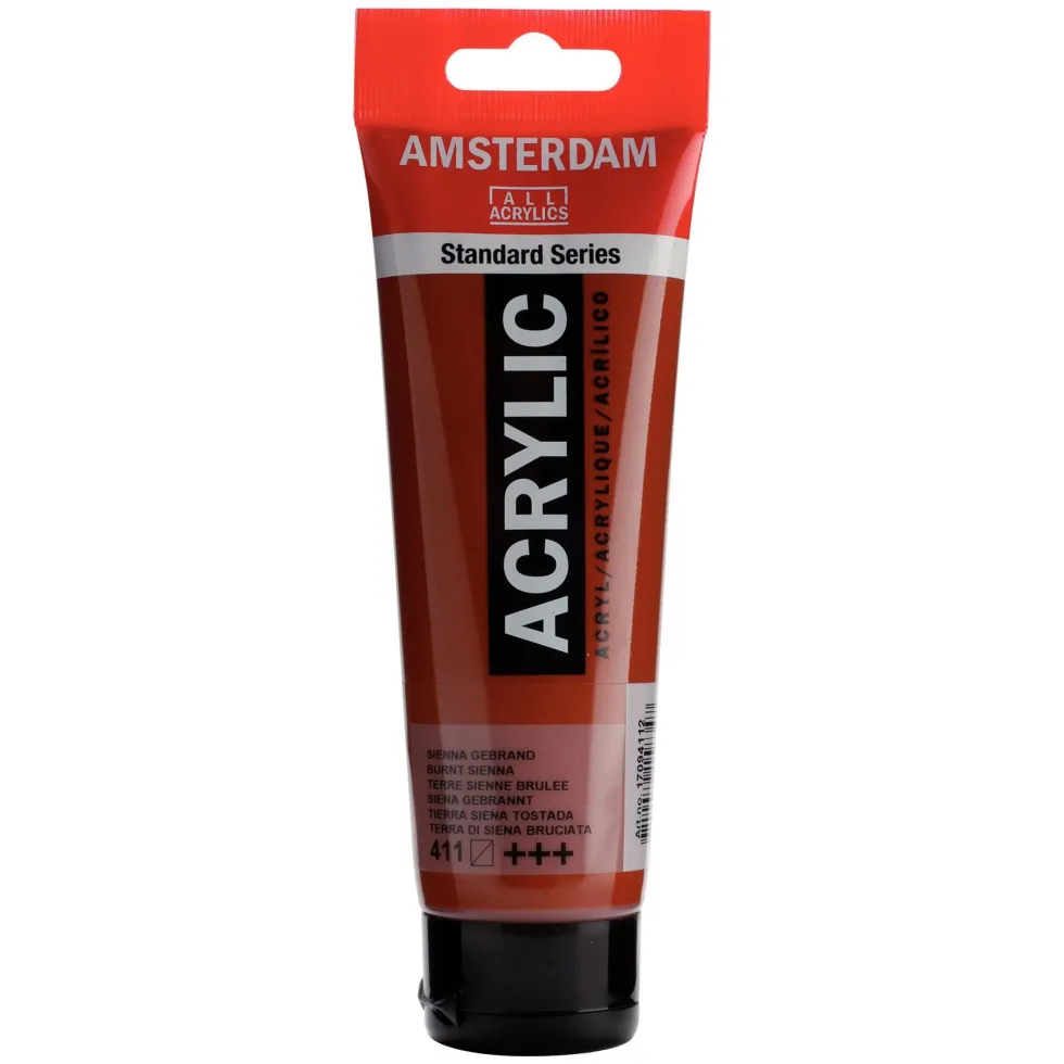 Farba akrylowa - Amsterdam - Burnt Sienna, 120 ml