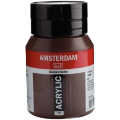 Farba akrylowa - Amsterdam - 409, Burnt Umber, 500 ml