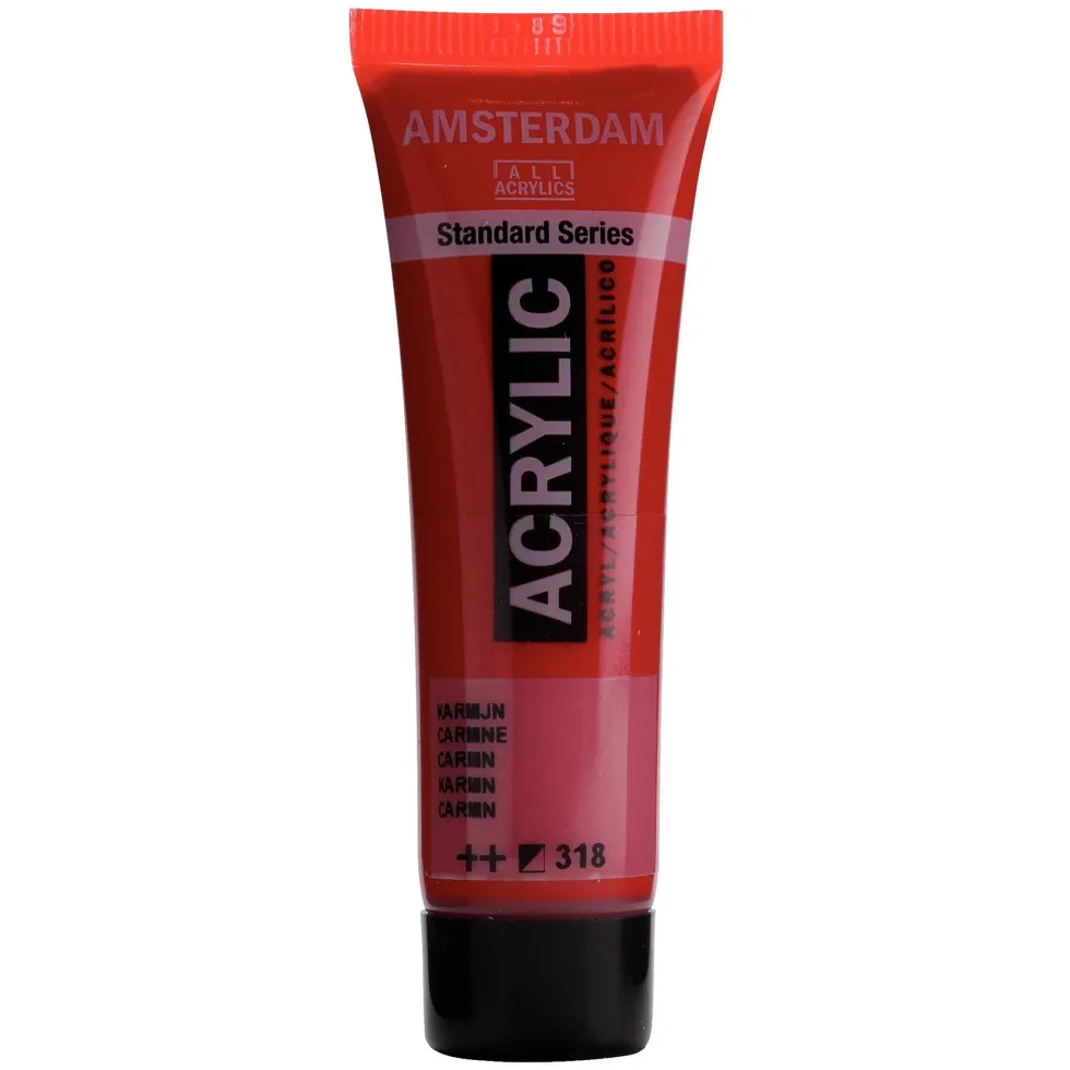 Farba akrylowa - Amsterdam - Carmine, 20 ml