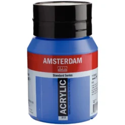 Farba akrylowa - Amsterdam - 512, Cobalt Blue, 500 ml