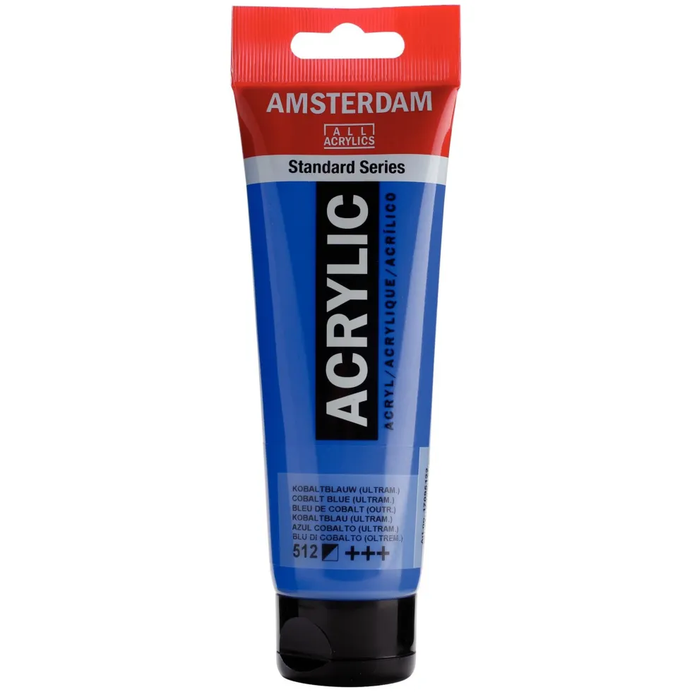 Farba akrylowa - Amsterdam - Cobalt Blue Ultramarine, 120 ml