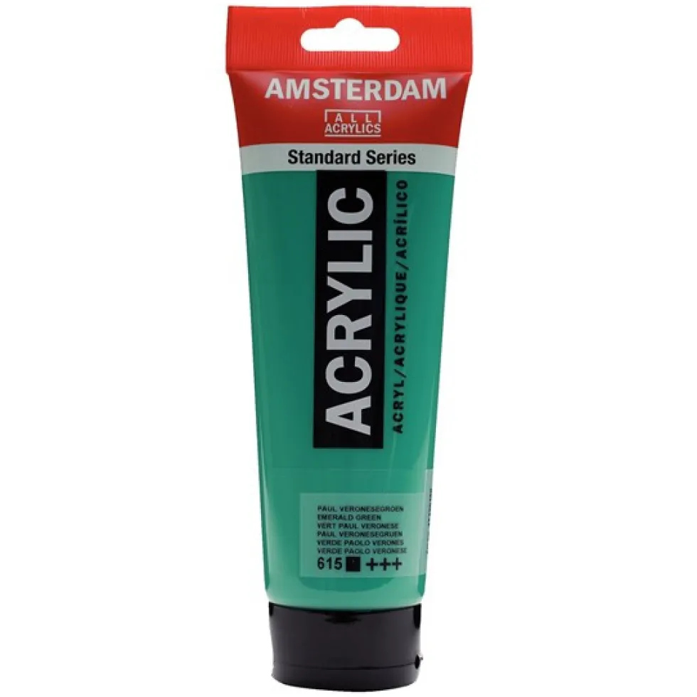 Farba akrylowa - Amsterdam - 615, Emerald Green, 250 ml