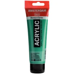Farba akrylowa - Amsterdam - Emerald Green, 120 ml