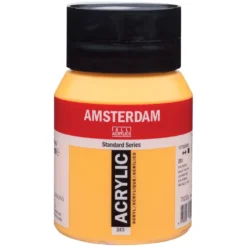 Farba akrylowa - Amsterdam - 253, Gold Yellow, 500 ml