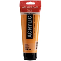 Farba akrylowa - Amsterdam - 253, Gold Yellow, 250 ml