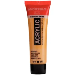 Farba akrylowa - Amsterdam - Gold Yellow, 20 ml