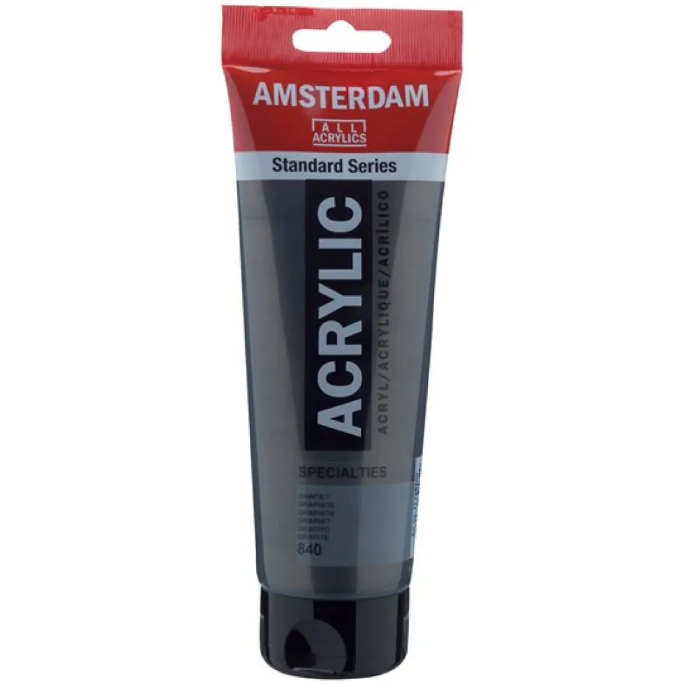 Farba akrylowa - Amsterdam - 840, Graphite, 250 ml