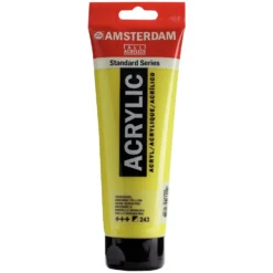 Farba akrylowa - Amsterdam - 243, Greenish Yellow, 250 ml