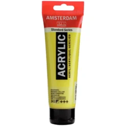 Farba akrylowa - Amsterdam - Greenish Yellow, 120 ml