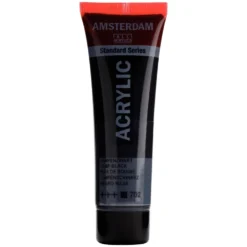 Farba akrylowa - Amsterdam - Lamp Black, 20 ml