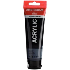 Farba akrylowa - Amsterdam - Lamp Black, 120 ml