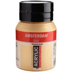 Farba akrylowa - Amsterdam - 802, Light Gold, 500 ml