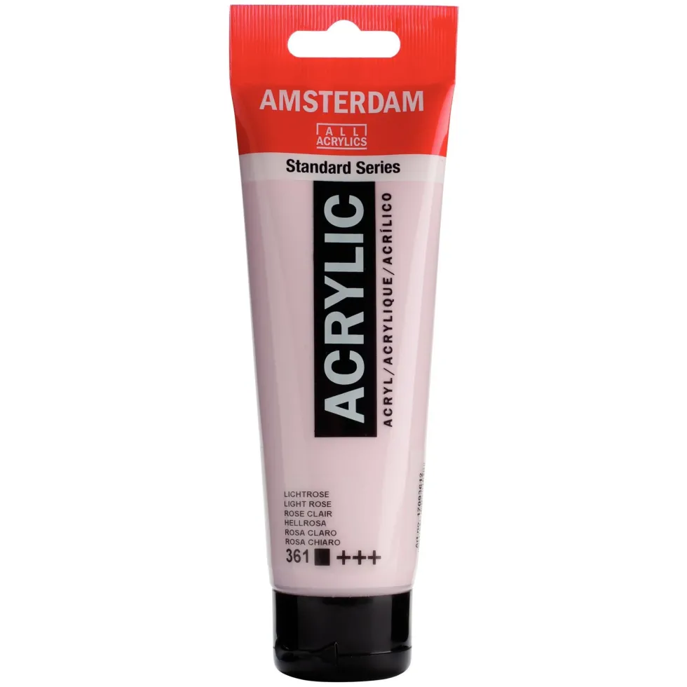 Farba akrylowa - Amsterdam - Light Rose, 120 ml