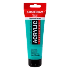 Farba akrylowa - Amsterdam - 836, Metallic Green, 120 ml