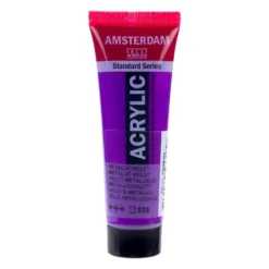 Farba akrylowa - Amsterdam - 835, Metallic Violet, 20 ml