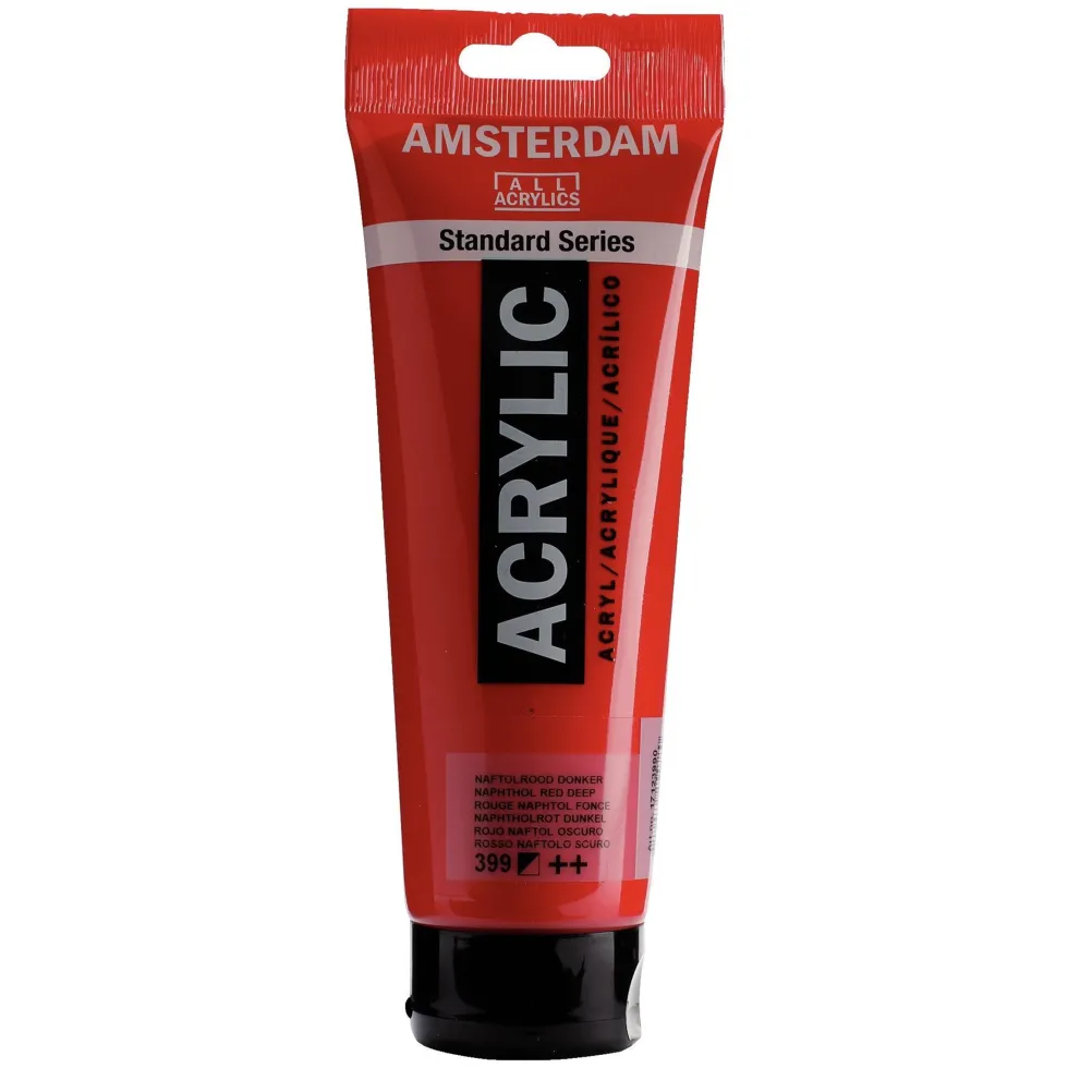 Farba akrylowa - Amsterdam - 399, Naphthol Red Deep, 250 ml