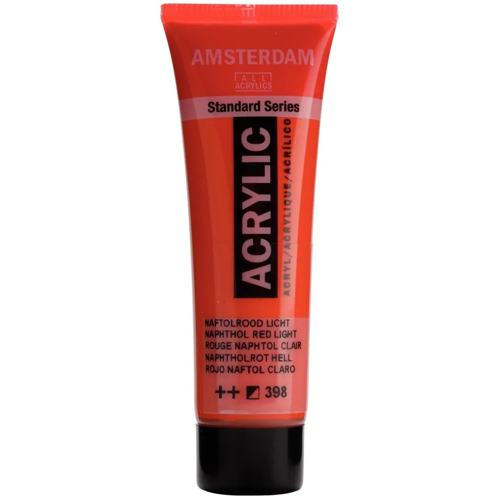 Farba akrylowa - Amsterdam - Naphthol Red Light, 20 ml