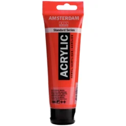 Farba akrylowa - Amsterdam - Naphthol Red Medium, 120 ml